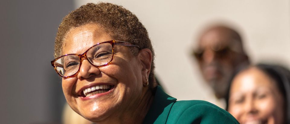 Los Angeles Mayor-Elect Karen Bass Holds News Conference After Election Win