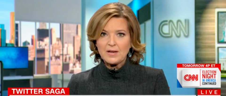 CNN's Chief Business Correspondent Christine Romans claimed Monday that "some want you to think" that censoring the Hunter Biden laptop story is censorship. [Screenshot CNN]