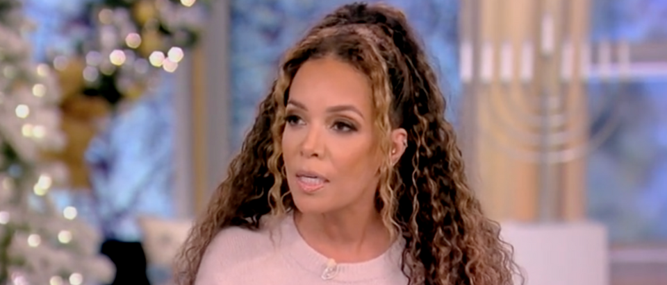 "The View" co-host Sunny Hostin said Thursday that the release of WNBA star Brittney Griner proves women basketball players need to be paid more. [Screenshot The View]