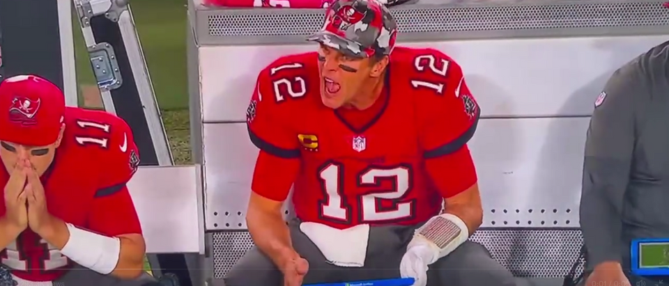 During the Dec. 5 Monday Night Football contest between the Tampa Bay Buccaneers and New Orleans Saints, Tom Brady ended up snapping after poor play from his Bucs, which sparked up a 17-16 comeback victory over the Saints. [Twitter/Screenshot/Public — User: @WillBrinson]