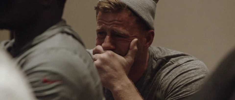 JJ Watt: Retiring star reduced to tears by tribute video featuring