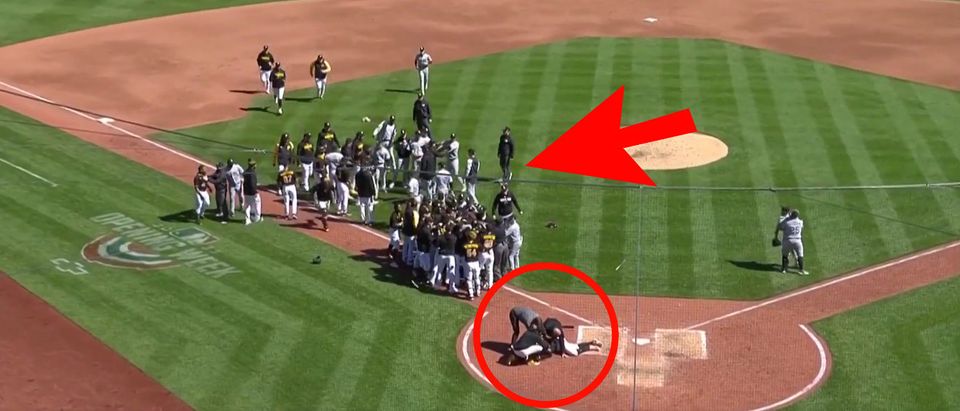 Oneil Cruz injured on home plate collision, leads to Pirates-White Sox  bench-clearing scuffle