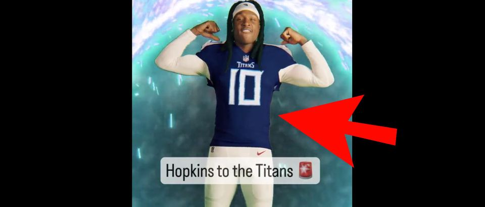 DeAndre Hopkins signs with Tennessee Titans