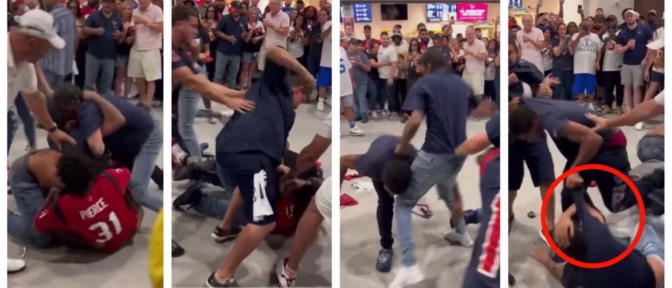 WATCH: Frustrations Turn Into Fights Among Texans Fans Against