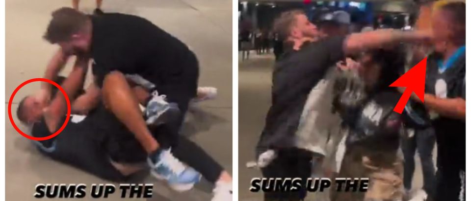 Viral Video Shows Fans Brawling at Saints vs. Panthers MNF Game