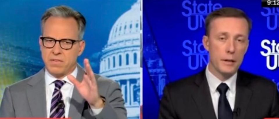 CNN's Jake Tapper and national security adviser Jake Sullivan