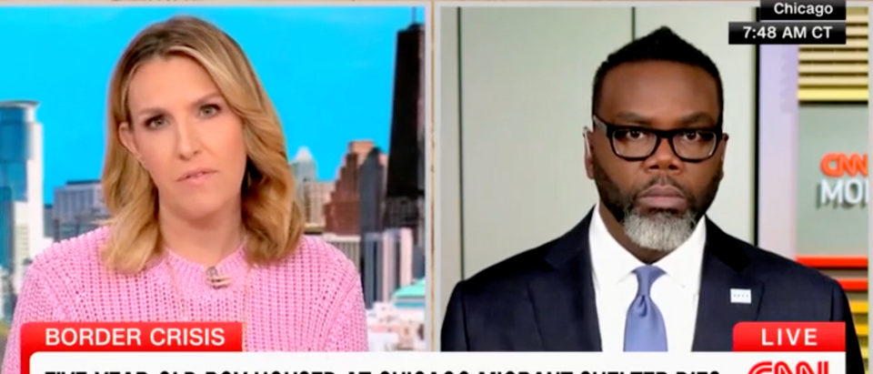 CNN's Poppy Harlow called out Democratic Chicago Mayor Brandon Johnson on Wednesday after he tried to dodge taking blame for the death of a child that occurred at a shelter for illegal immigrants. [Screenshot CNN]