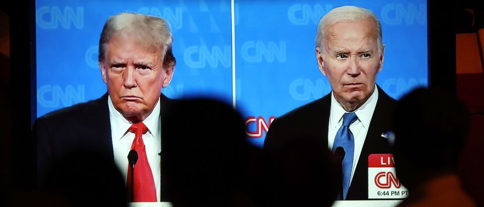 Americans Across The Nation Watch The First Presidential Debate Between Joe Biden And Donald Trump